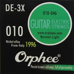 Orphee de-3x Электрогитары строки Никель сплав строку нормальный-свет строка 6 шт./компл. Гитары аксессуары