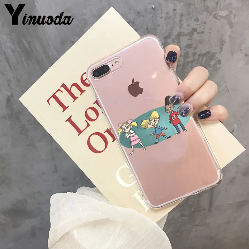 Yinuoda Hey Arnold Rugrats Soft TPU silicone On Sale Cool Phone Case for Apple iPhone 8 7 6 6S Plus X XS max 5 5S SE XR Cover