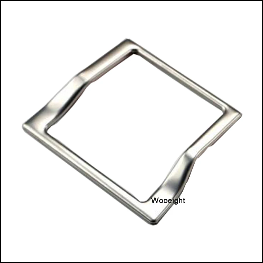 Wooeight Silver Gear Shift Trim For Hyundai Tucson 2015 2016 2017 2018 Car Interior Accessories Stainless Steel Frame Cover (1)