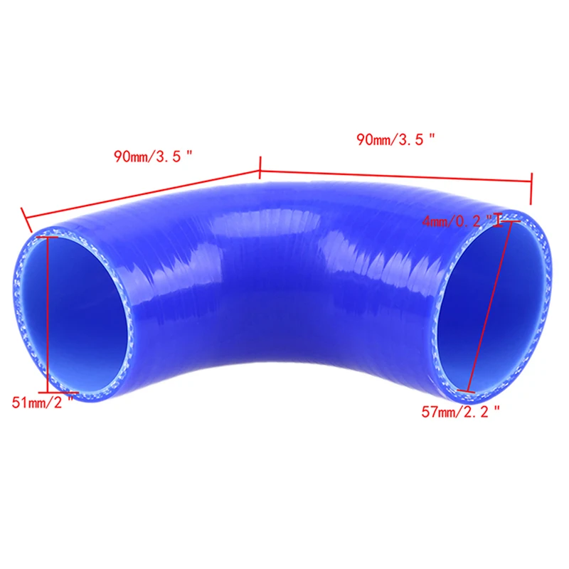 Posbay 1," до 3,3" локоть 90 градусов Автомобильный турбо вакуумный силиконовый шланг Труба муфта интеркулер турбо впускное соединение