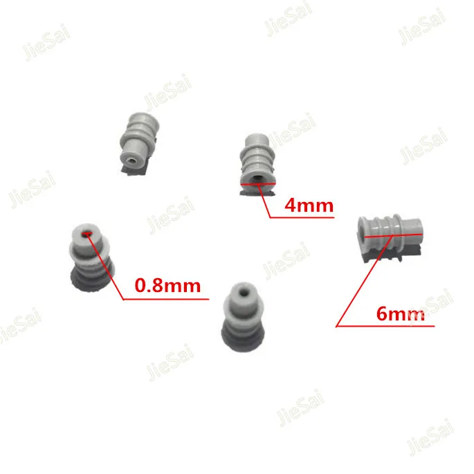 4/5/6 мм Водонепроницаемый автомобильной проволокой автомобильного разъема уплотнение Водонепроницаемый кольцо Водонепроницаемый Plug полная сердечник силиконовая оболочка уплотнение штекер