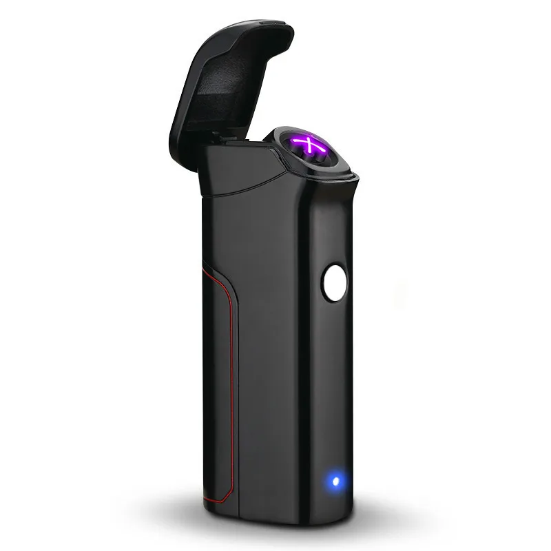 

Latest Usb Charge Arc Lighter USB Windproof Personality Electronic Cigarette Lighters Novelty Electric Smoke Cigarette Lighter
