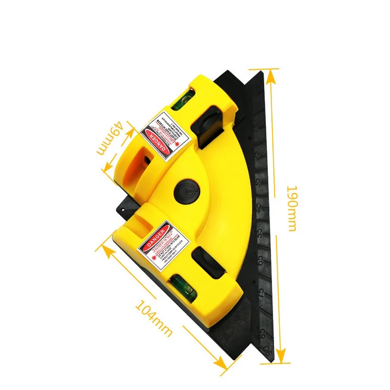 LED Angle 90 Degree Lase rLevel Square 2 beam Level High Quality Level Anti-dust Anti-water Laser Measurement Laser Tool