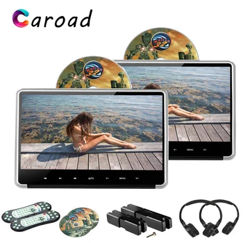 

Caroad 2PCS 11.6 Inch Car Headrest Monitor IPS Touch Button HD 1080P Video DVD Player with HDMI/FM/IR/USB/SD/Game/Speaker