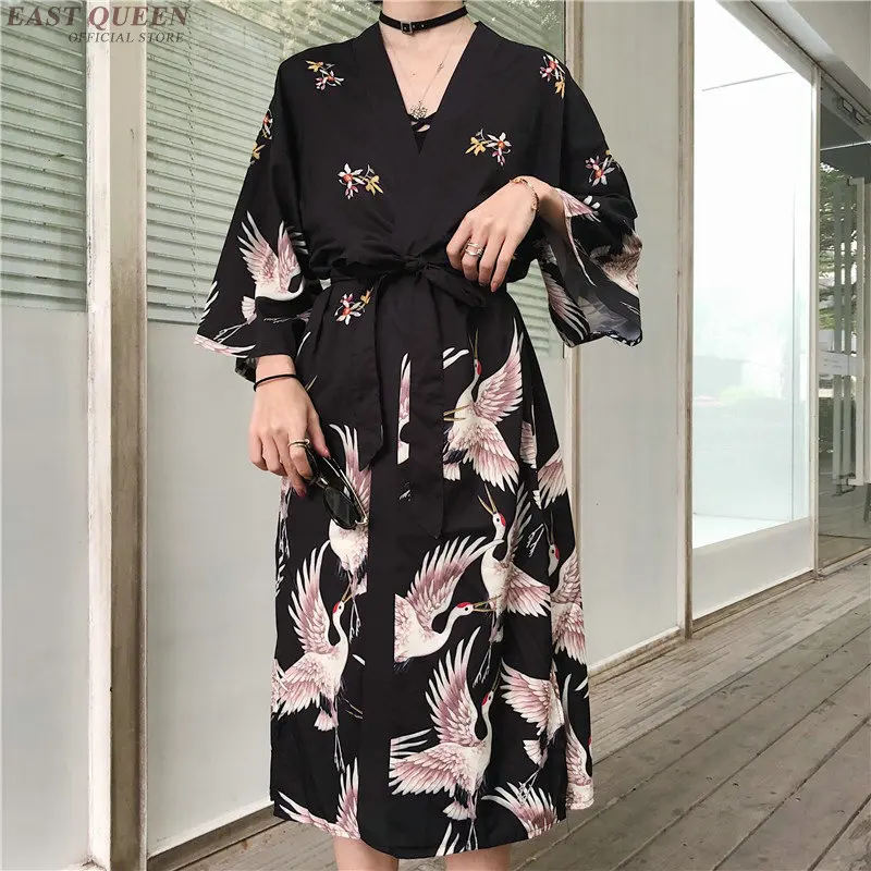  Kimono cardigan Womens tops and blouses Japanese streetwear women tops summer 2019 long shirt femal