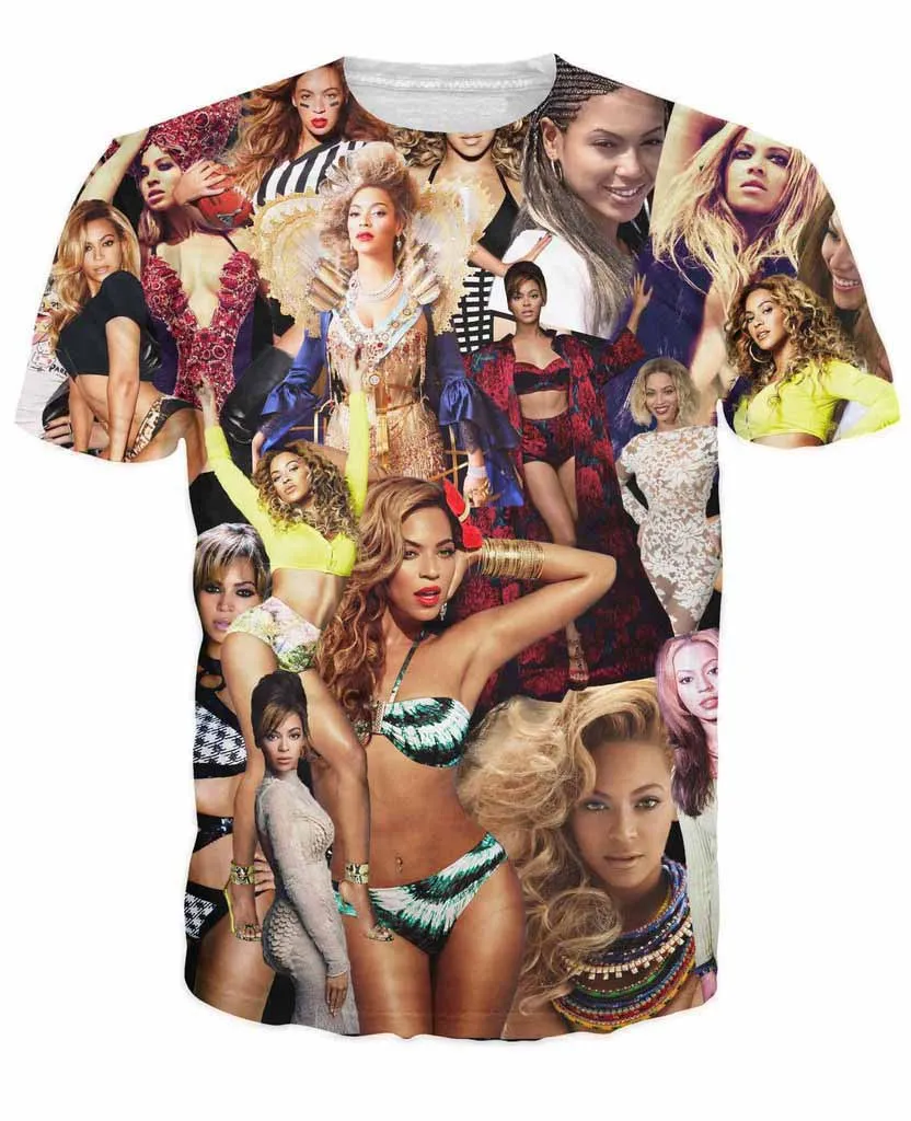 3D Мода Новое поступление футболка с надписью Crazy In Love Beyonce Paparazzi летняя