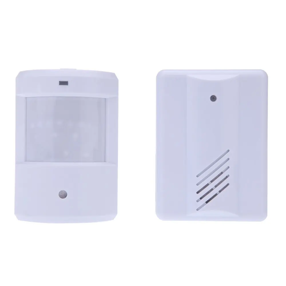 

THGS Entry doorbell Chime alarm Welcome Motion Sensor Wireless Infrared sensors White