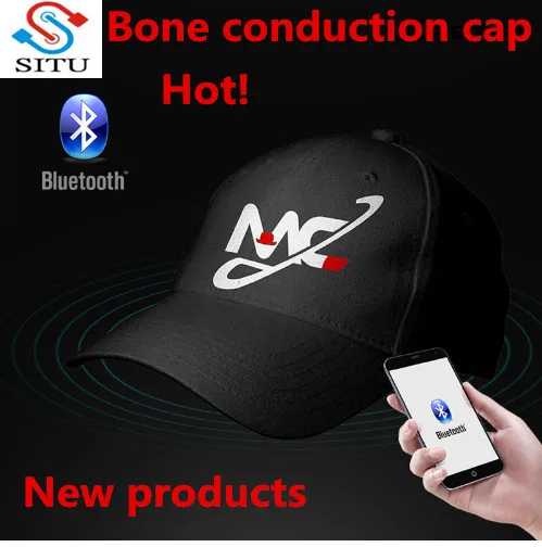 

SITU E-key Smart Voice Cap Bluetooth Hat earphone Hip Hop Baseball Cap Bone Conduction Bluetooth Headset Caps