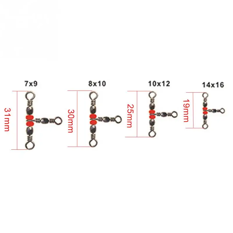 50 шт. кольцевой рыболовный соединитель, снасти, аксессуары, оборудование для рыбалки, роликовые тройные поворотные подшипники, разъем из нержавеющей стали и 191