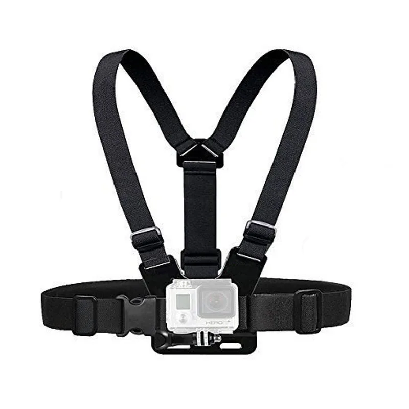 

Kaliou Elastic Adjustable Chest Strap Mount Strap for Gopro 6 5 4 3+ 3 2 1 Xiaomi yi 4K Action Camera For SJCAM SJ4000