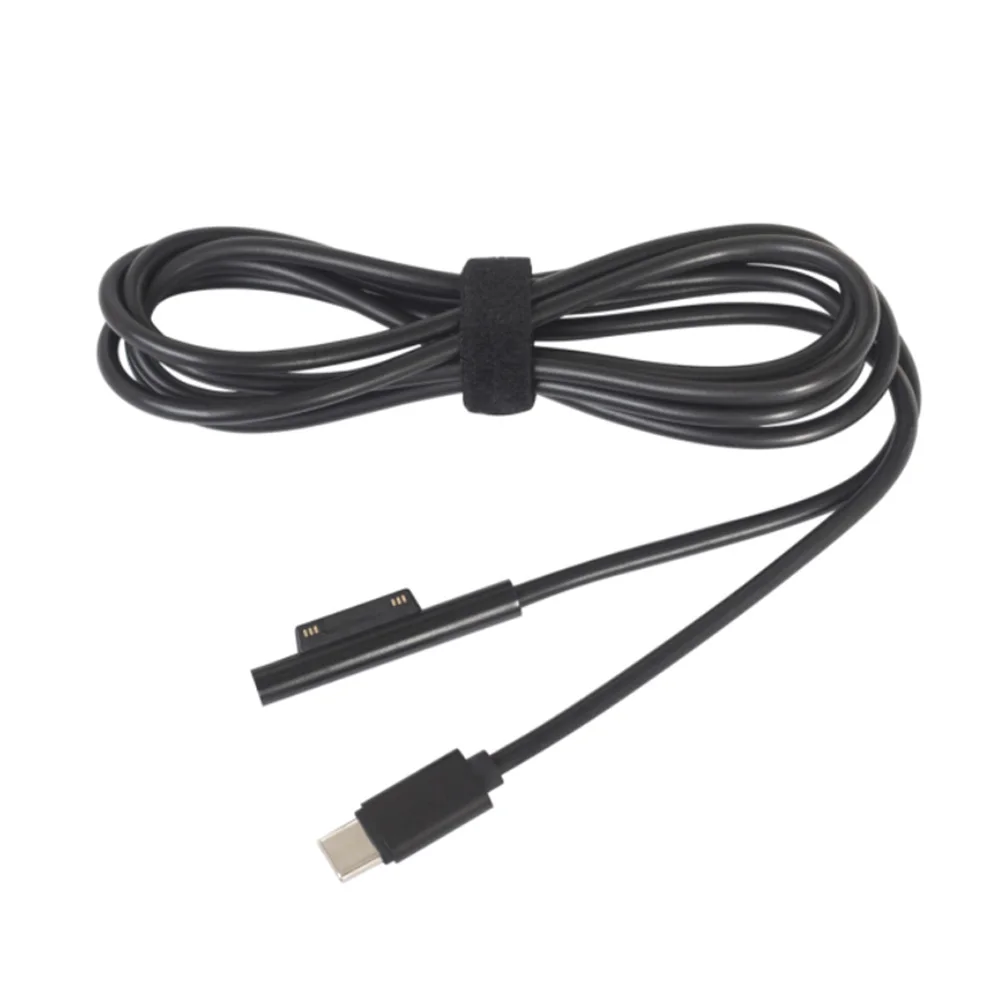 

15V PD Type C Cable Charge Adapter Power Charger Line For Microsoft Surface Pro 3 / 4 / 5 / 6 2018 / Go / Book 1 2 / Laptop 1 2