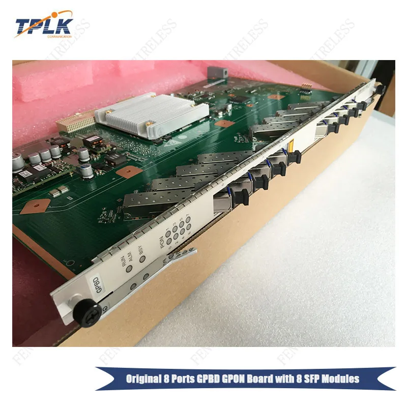 

DHL Free shipping GPON Board GPBD with C+ SFP Suitable 8 ports GPON OLT Interface Board for MA5680T MA5683T MA5603T MA5608T OLT