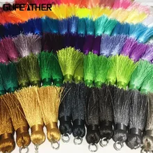 GUFEATHER L87/4 см/шелковые серьги с кисточками/ювелирные аксессуары/аксессуары части/diy/Ювелирные компоненты/украшения 2 ПК пакет