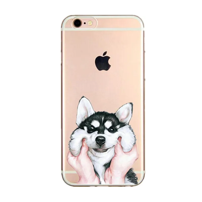 Силиконовый чехол из ТПУ для iphone 8 7Plus 6 s se 5s 5 силиконовый тонкий с рисунком в виде