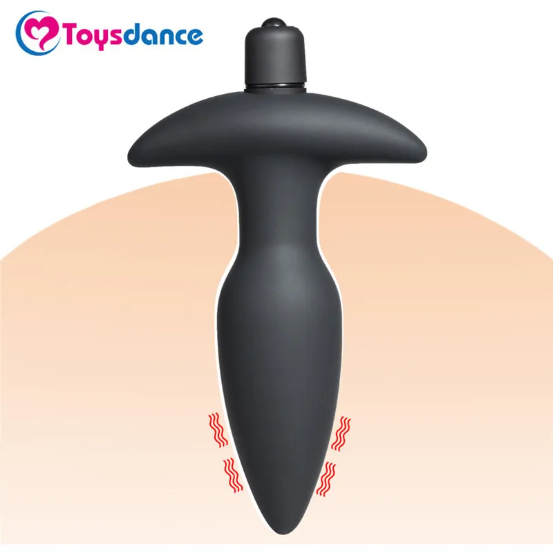 Анальная пробка вибратор Toysdance силиконовая 10 скоростей|vibrator for|speed vibratorvibrator for couples