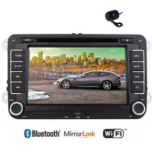 Android 6.0 dvd-плеер автомобиля Quad Core для Volkswagen VW стерео GPS 1080 P видео Радио GPS головное устройство wi-Fi автомобиль обращая Камера