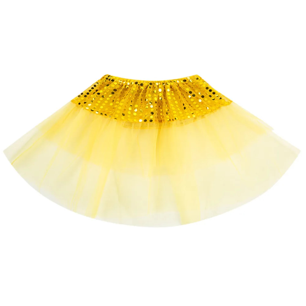 Одежда для малышей; детская балетная пачка для девочек; танцевальный костюм принцессы; вечерние юбки-пачки для девочек; - Цвет: Yellow