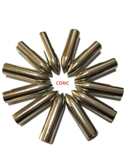 

12Pcs Arrow Bullet Tip ID 7.6mm /ID 8.0mm/ID8.5mm For Making Wooden & Bamboo Arrow Archery