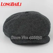 60 см большой головной убор берет шапки Мужские Newsboy Кепка плоская шляпа Duckbill плюща Кепка s PBFE012