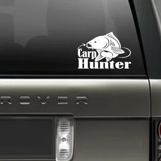 Catfish Hunter Window Decal Fishing Salt Fresh Water Bass Car Truck Boat Sticker