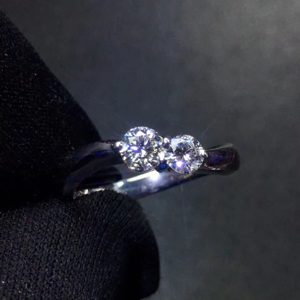 

Diamond Ring 0.305ct Pt900 Real Platinum Gold 100% Natural White Diamonds Jewelry Female's Wedding Engagement Male's Rings