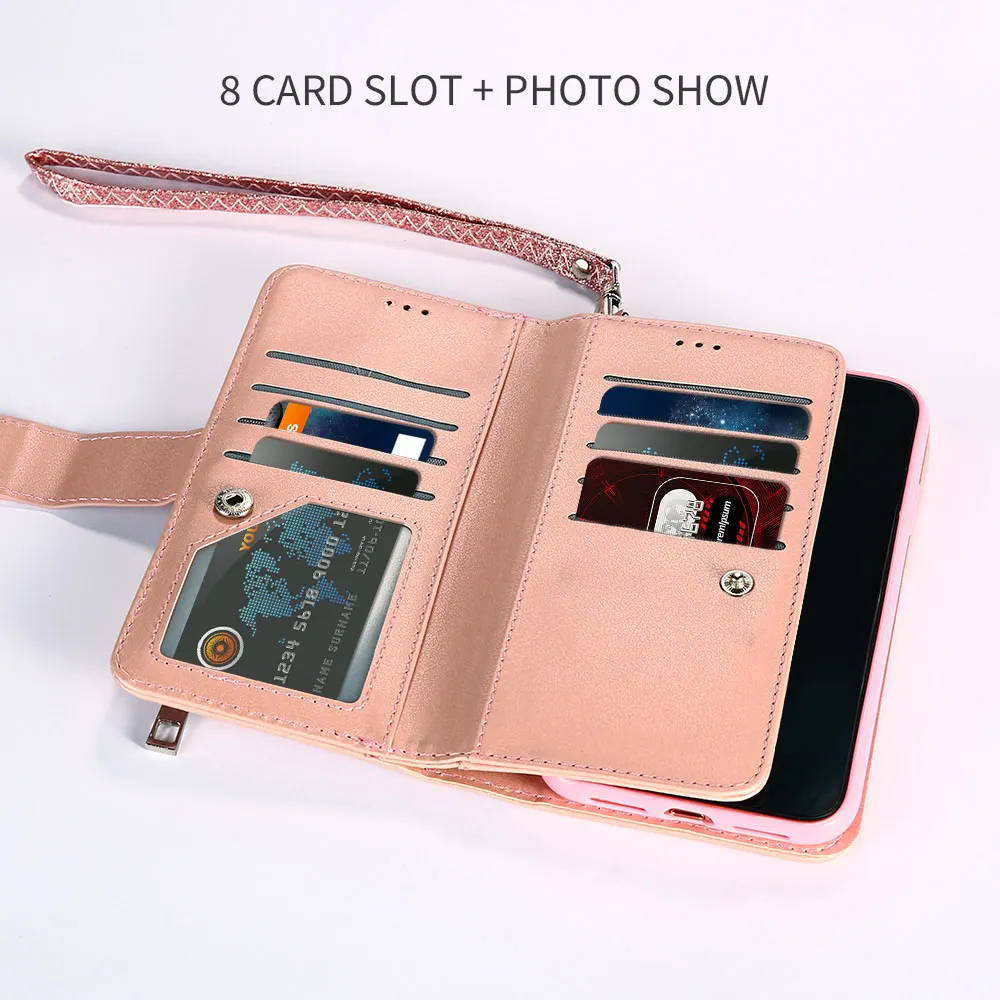 

KISSCASE Glitter Leather Phone Case For Samsung Galaxy S10 Plus S9 S8 S7 Edge Note 9 8 A6 2018 Wallet Flip Card Slot Phone Bag