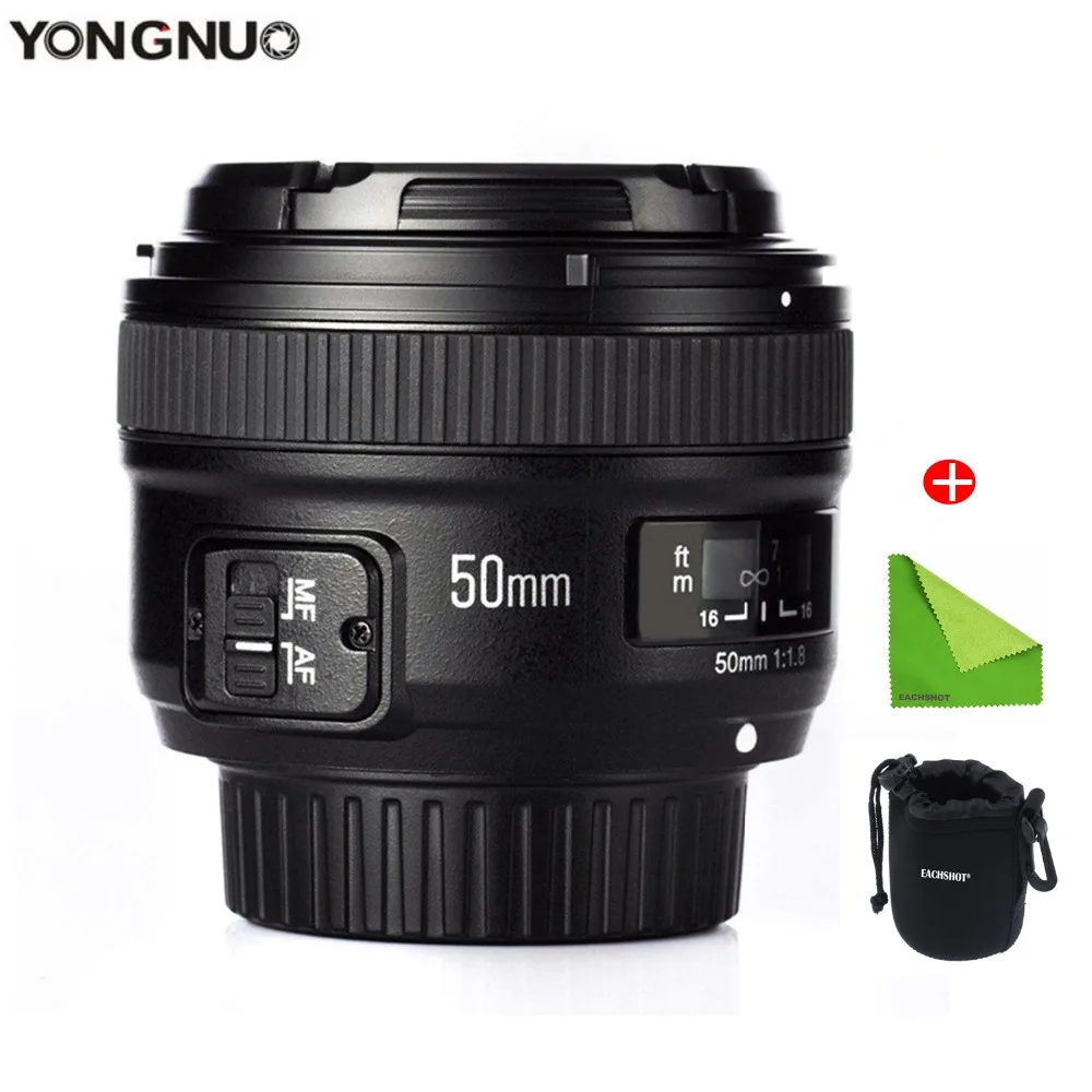 YONGNUO 50 mm Lens YN50mm F1.8 Large Aperture Auto