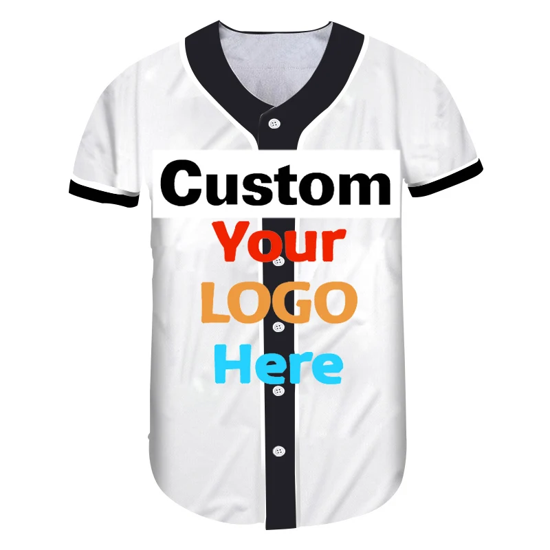 Camisetas de béisbol personalizadas, camiseta con su propio diseño, nombre, logotipo, texto, uniforme de equipo, Tops, S-7XL - AliExpress Ropa de hombre
