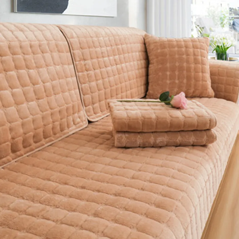 Winter Plush sofa cushion, four seasons anti slip fabric, all inclusive
