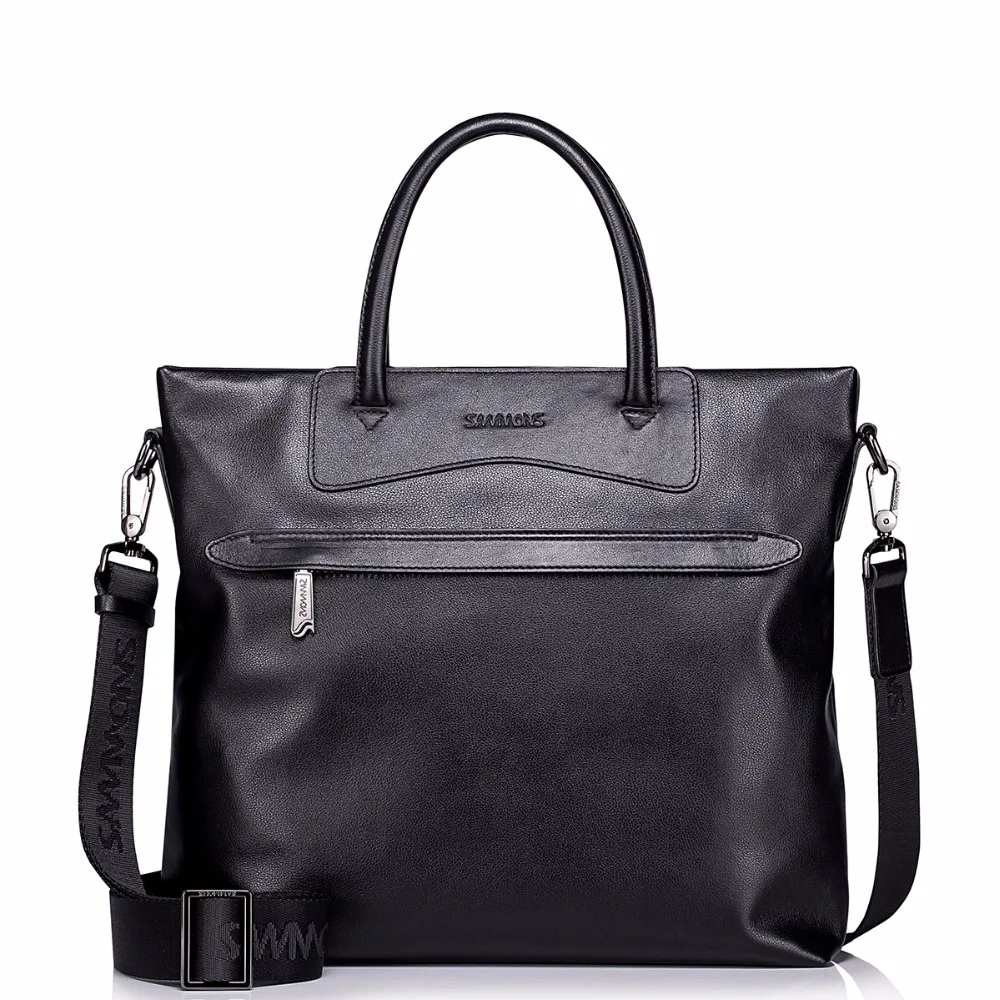 Fashion Business Casual Genuine Cow Leather Men Handbag Shoulder Bag Crossbody Bags Briefcases Travel Laptop Bags Top-handle bag