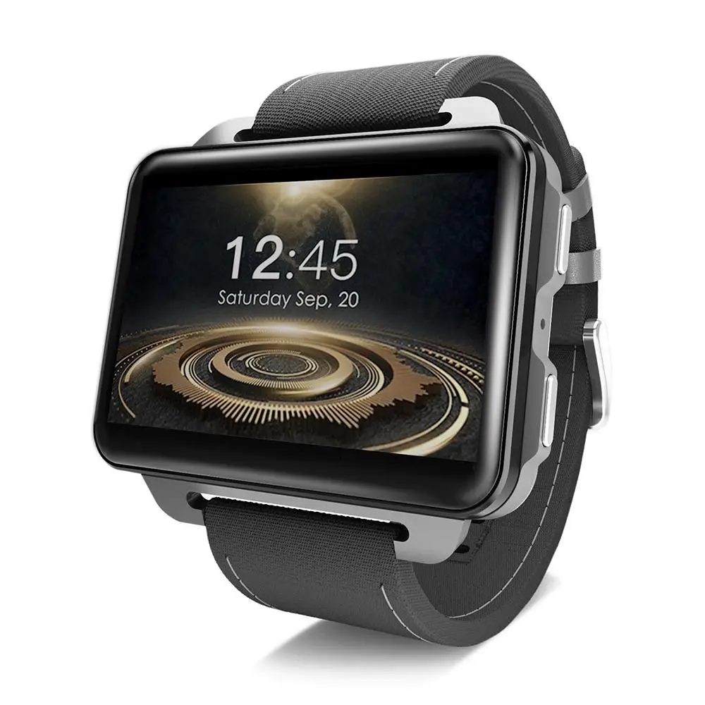 Lemfo LEM4 Pro Смарт-часы для мужчин Android 5,1 супер большой экран 1200 мАч литиевая батарея 1 Гб+ 16 Гб Wifi взять видео для умного дома - Комплект: Black