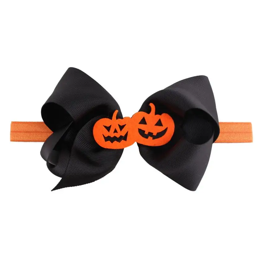 1PC Halloween Headband For Newborn Hairbands Cute Pumpkin Headwear