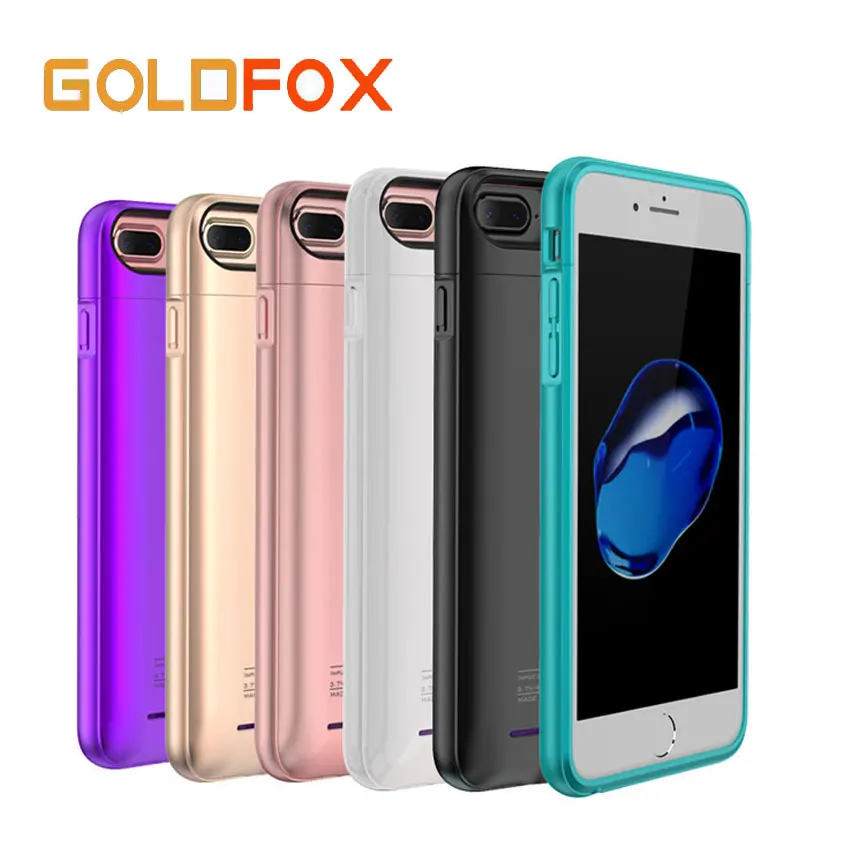 

For iPhone 6 6s 7 plus External Battery Charger Case Cell Phone Power Bank Powerbank Charging Case Cover For iPhone 6 plus