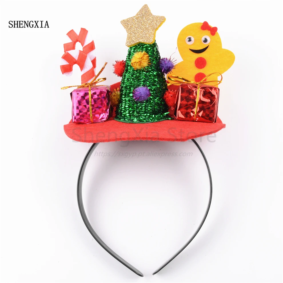 

Christmas Headband Cute Christmas Tree Gifts Decoration Festival Party Dedicated Atmosphere Hair Accessories Headwear