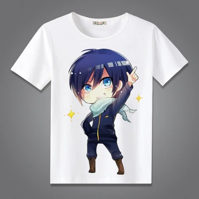 Coshome Noragami Yato футболки костюмы для косплея для мужчин и женщин футболки для взрослых аниме топы с короткими рукавами летние футболки - Цвет: T