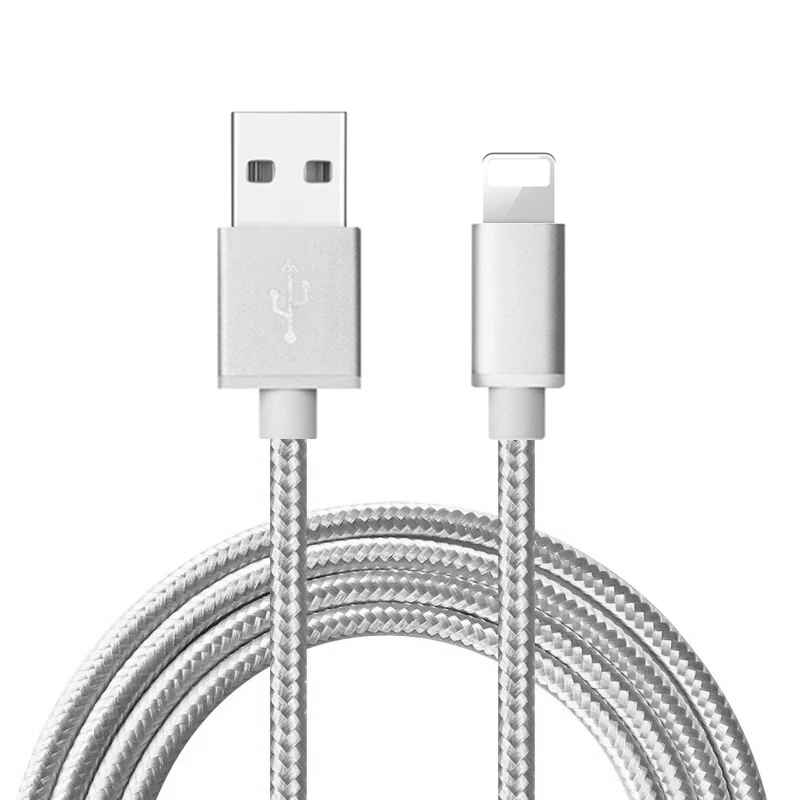 المعادن مزين 3 m كابل يو اس بي ل فون 8 7 6 6 S زائد سريع شحن USB كابل بيانات ل فون X XS ماكس XR 5 5 S USB كابل الشاحن