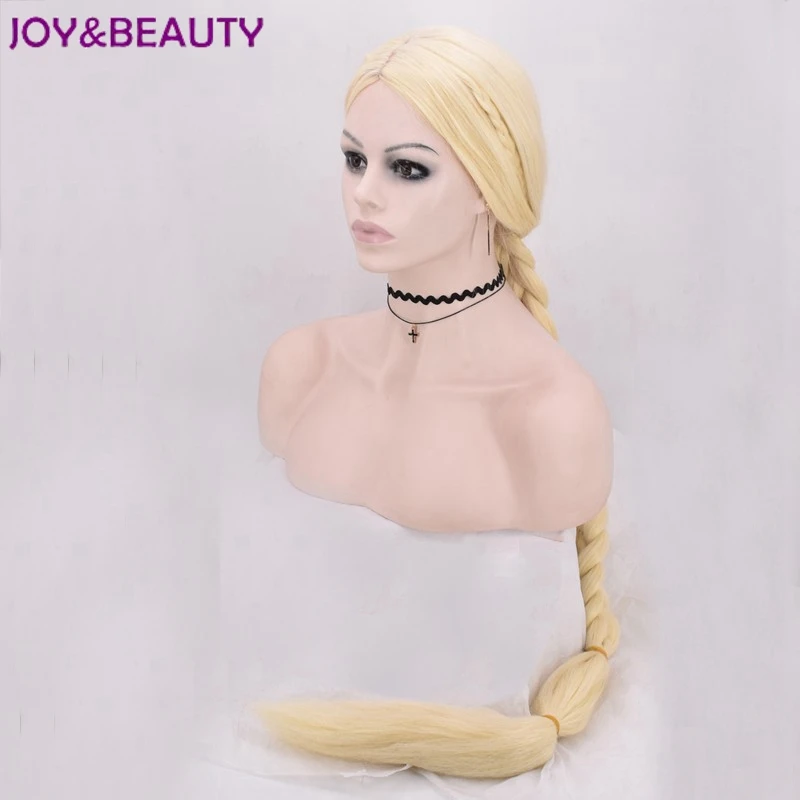 JOY & BEAUTY длинный прямой парик из фильма Принцесса Рапунцель супер 150 см блондинка