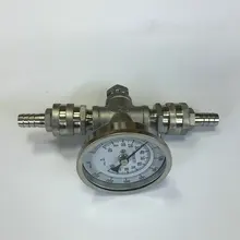 Нержавеющая сталь homebrew бесшовных термометр комплект с 2 комплекта Quick Disconnect комплект, создание линии перегородки сборки