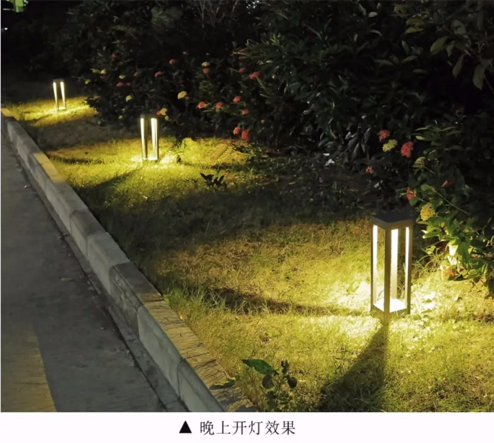 4 Ray Way Modern Led Outdoor Park Garden Light Lamp Fence Gate Garden Light Lamp Fence Gate