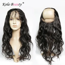 360 Lace Virgin Hair Brazilian Body Wave Wavy 360 Lace Frontal Closure 10A Lace Band Frontals 360 Lace Closure With Band Hair