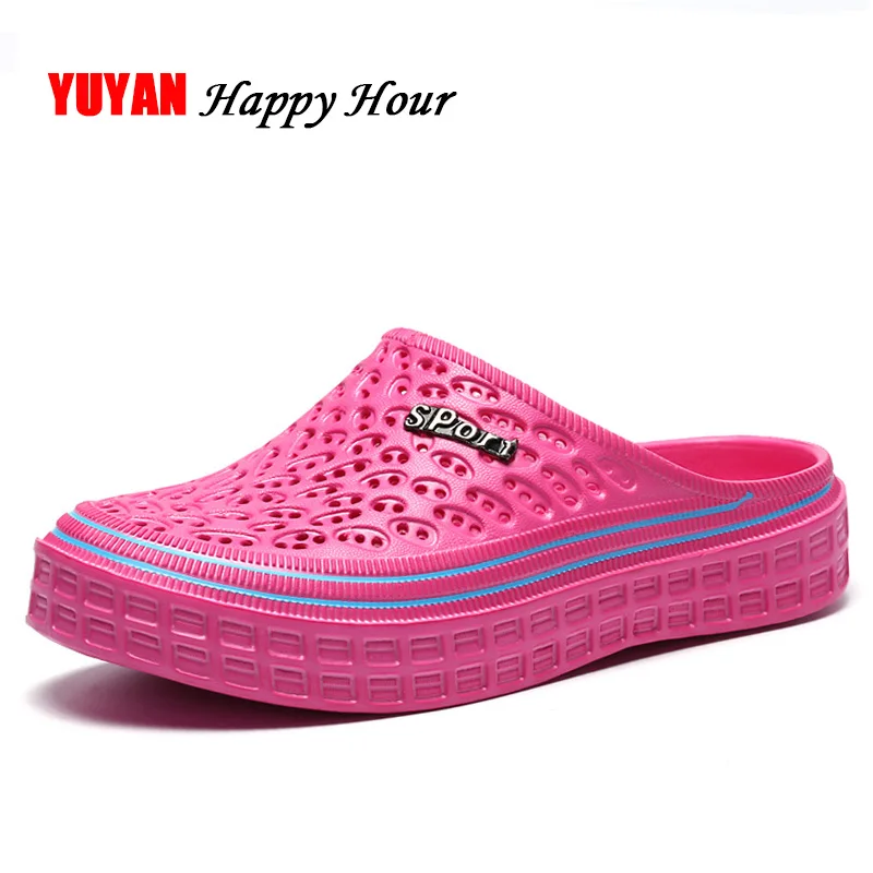 Buy Holes Slippers Women Summer Shoes Thick Sole Non