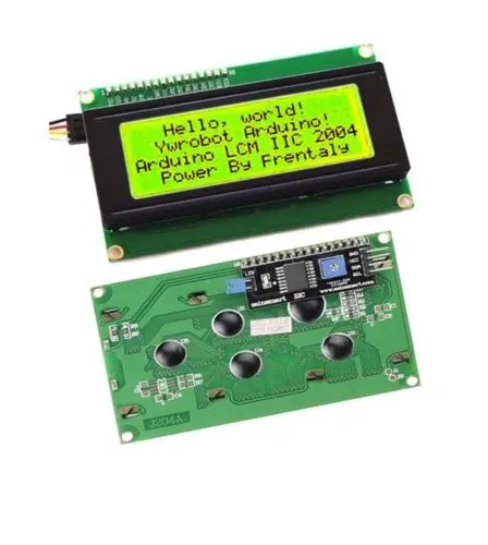 

Yellow Display IIC I2C TWI SP I Serial Interface 2004 20X4 Character LCD Module