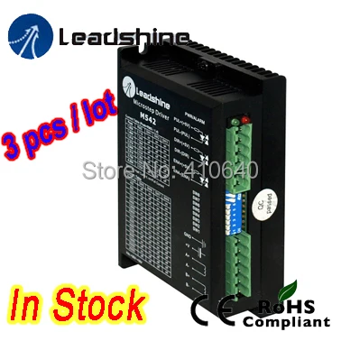 

Free shipping M542 3 pieces per lot 2 Phase Stepper Drive with 20-50VDC and 1.0-4.2A ~ Genuine Leadshine with better quality!