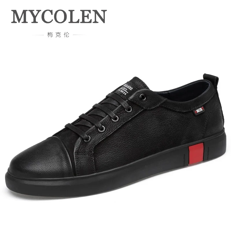 

MYCOLEN 2018 Men Fashion Shoes Luxury Designers Man Sneaker Casual Shoes Men Style Trend Footwear Chaussure Homme Sport