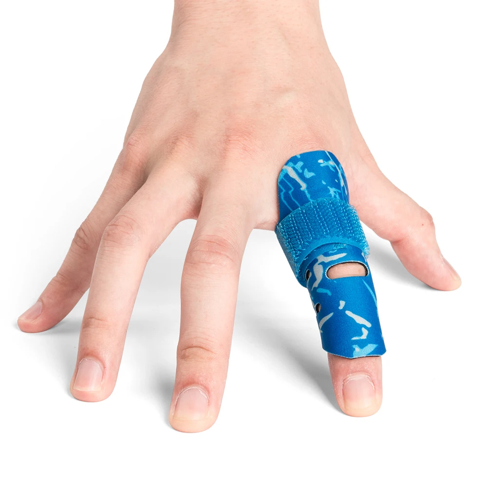 Kuangmi 1 шт. Регулируемый Палец Рукав Поддержка протектор предотвращает травму пальцев во время спорта повязка облегчение боли