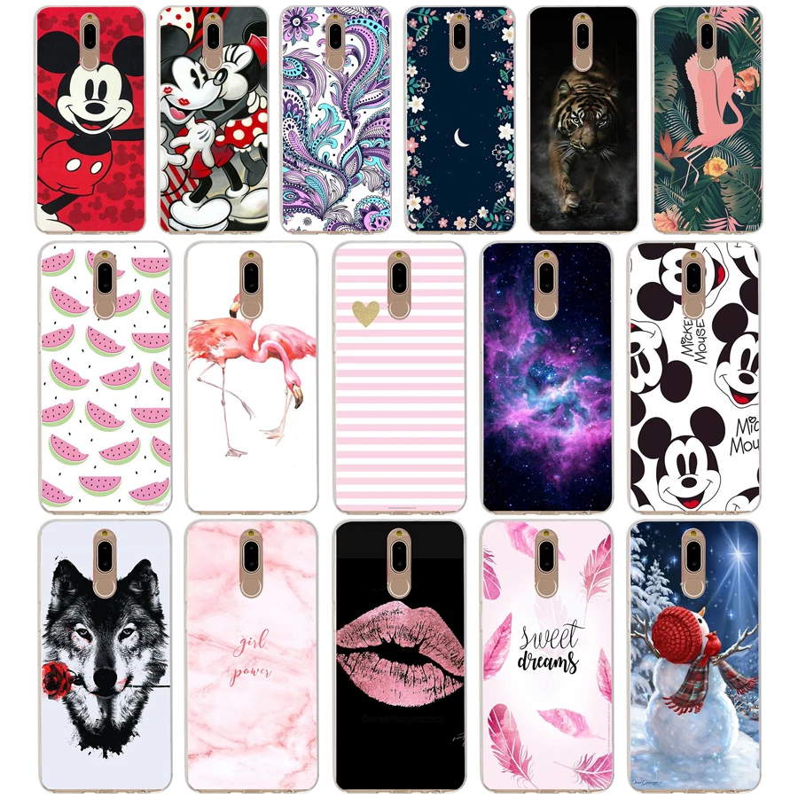 D Case Cover For Huawei nova 2i Soft Silicone TPU Cool Patterned Painting For Huawei nova2i Phone Cases