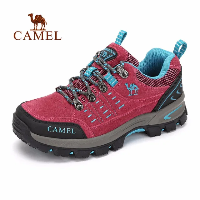 CAMEL Outdoor Shoes Women's Outdoors Comfortable Breathable Shock Absorption Lace-up Hiking Shoes