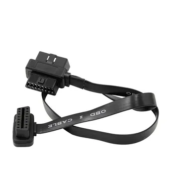 

OBD2 Extension Cable 2 In 1 70CM 16Pin Female To Male/Female Extension Connector 5.23