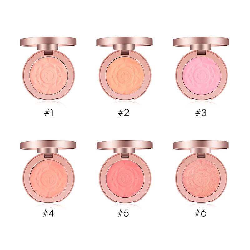 Румяна лицо и щеки натуральный макияж длительный розовый оранжевый Blusher 998
