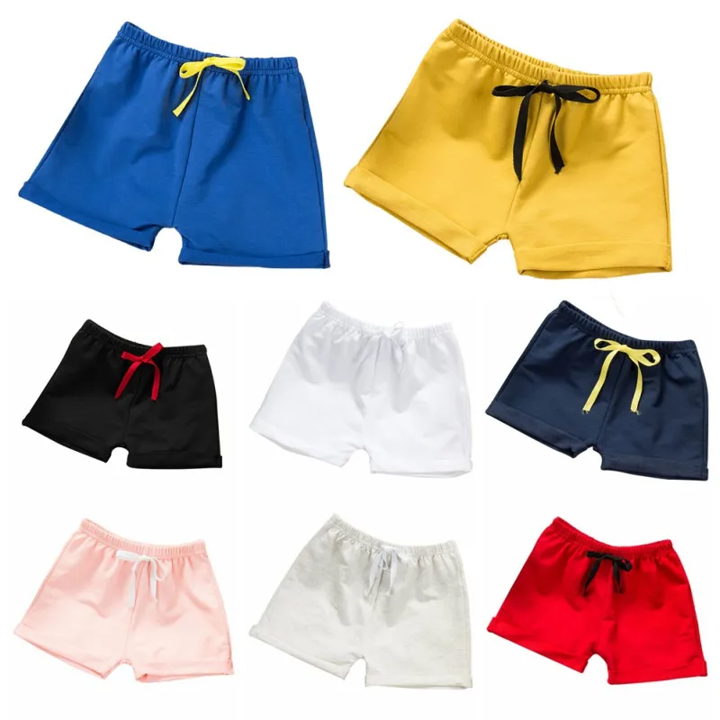 Boys Shorts Baby Boy Clothes Cotton Sports Casual Candy Color Baby Shorts Summer Fashion Kids Clothes Baby Boy Pants